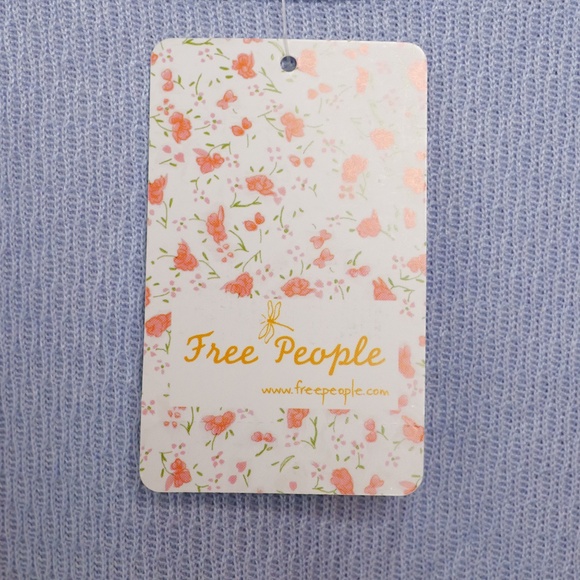 NWT: Free People Long sleeve Light blue size small - Picture 2 of 7